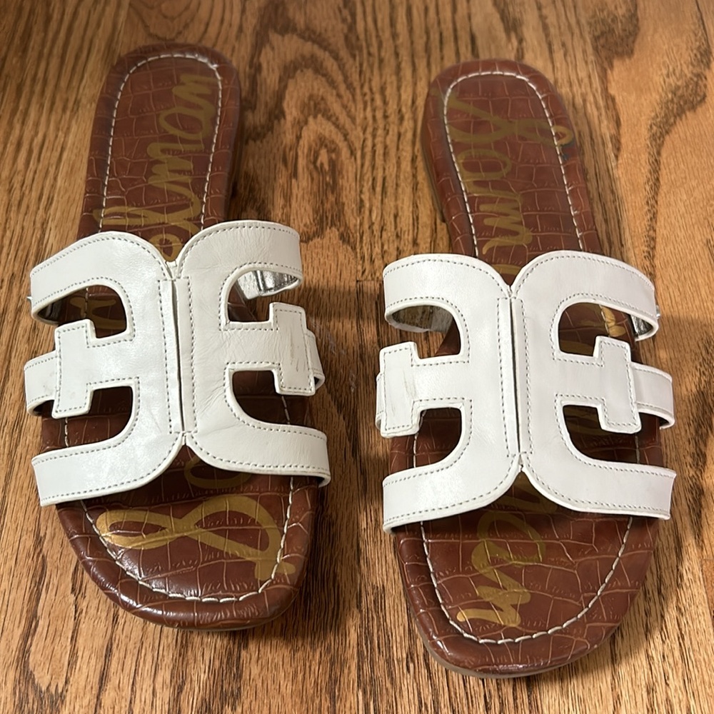 Sam Edelman White Sandals